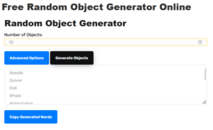 Free Random Object Generator Online