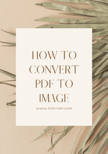 Read more about the article How to Convert PDF to Image : Fast PDF Converter Online